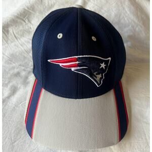 New England Patriots NFL Football Blue/Grey Reebok One Size fits All Cap Hat
